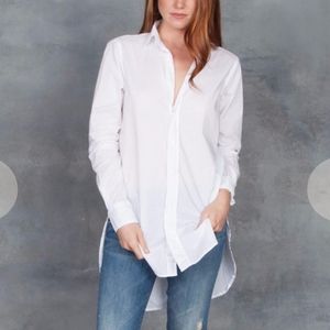 Frank & Eileen Grayson White Button Down. Size small